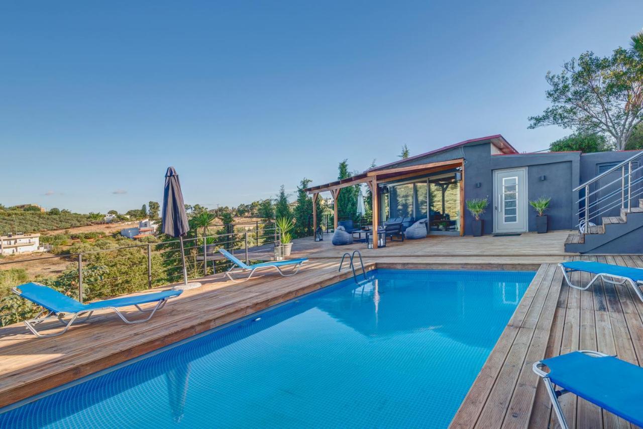 Private Pool Villa Ggki Skepasti Exteriér fotografie