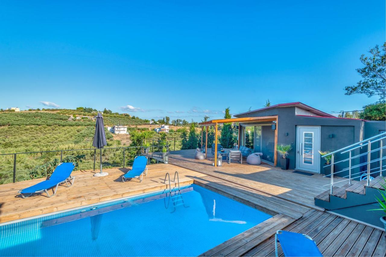Private Pool Villa Ggki Skepasti Exteriér fotografie