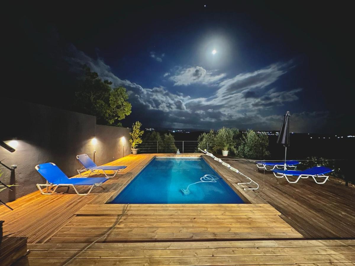 Private Pool Villa Ggki Skepasti Exteriér fotografie